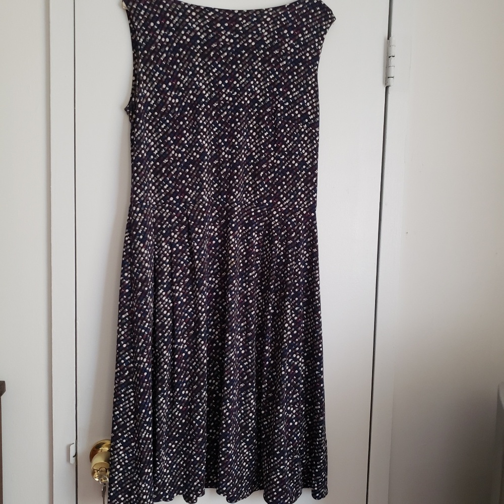 Karina multicolored stretch fabric dress.